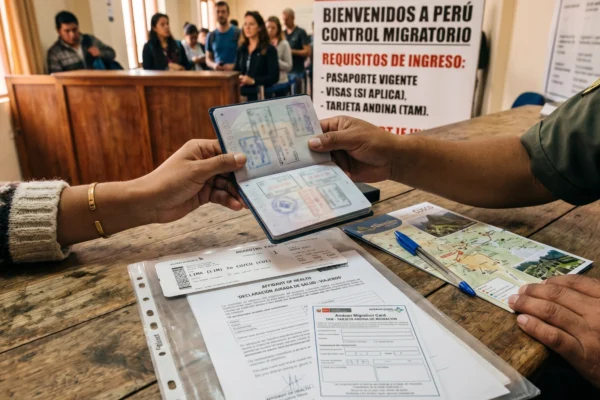requisitos para viajar a peru